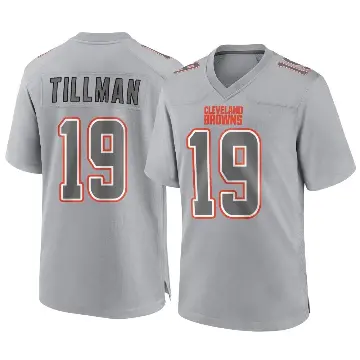 ＃19 Youth Cedric Tillman Gray Game Cleveland Browns Atmosphere Fashion Jersey