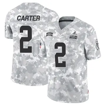＃2 Men's DeAndre Carter Arctic Camo Limited Cleveland Browns 2024 Salute to Service Jersey