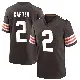 ＃2 Men's DeAndre Carter Brown Game Cleveland Browns Team Color Jersey