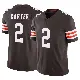 ＃2 Men's DeAndre Carter Brown Limited Cleveland Browns Vapor F.U.S.E. Jersey