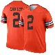 ＃2 Men's DeAndre Carter Orange Legend Cleveland Browns Inverted Jersey