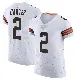 ＃2 Men's DeAndre Carter White Elite Cleveland Browns Vapor Jersey