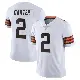 ＃2 Men's DeAndre Carter White Limited Cleveland Browns Vapor Untouchable Jersey