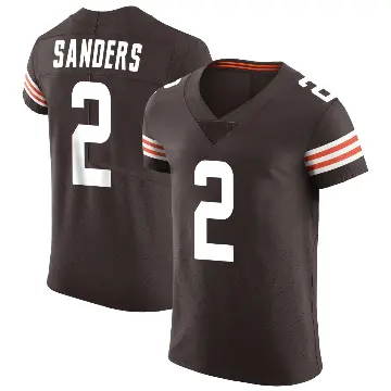 ＃2 Men's Shedeur Sanders Brown Elite Cleveland Browns Vapor Jersey