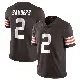 ＃2 Men's Shedeur Sanders Brown Limited Cleveland Browns Team Color Vapor Untouchable Jersey