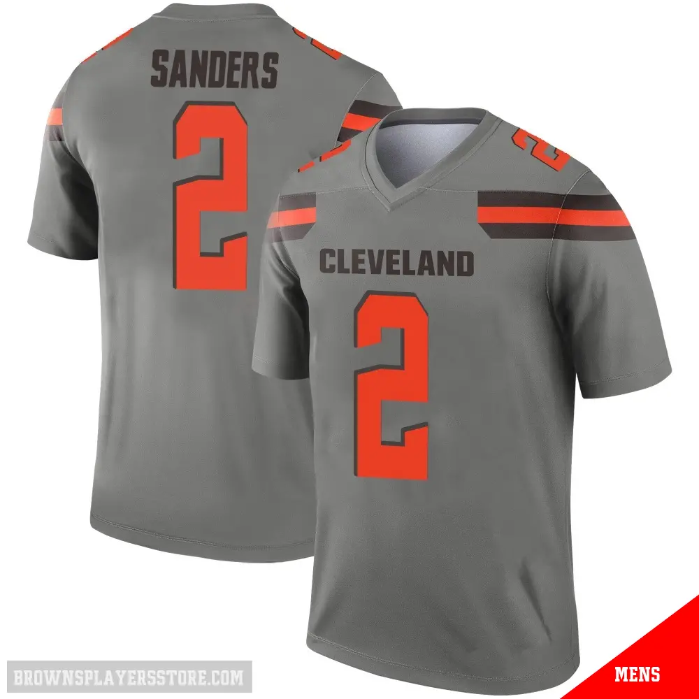 ＃2 Men's Shedeur Sanders Legend Cleveland Browns Inverted Silver Jersey