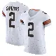＃2 Men's Shedeur Sanders White Elite Cleveland Browns Vapor Jersey