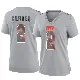 ＃2 Women's DeAndre Carter Gray Game Cleveland Browns Atmosphere Fashion Jersey