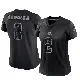 ＃2 Women's Shedeur Sanders Black Limited Cleveland Browns Reflective Jersey