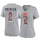 ＃2 Women's Shedeur Sanders Gray Game Cleveland Browns Atmosphere Fashion Jersey