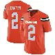 ＃2 Youth DeAndre Carter Orange Limited Cleveland Browns Alternate Vapor Untouchable Jersey