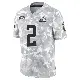 ＃2 Youth Shedeur Sanders Arctic Camo Limited Cleveland Browns 2024 Salute to Service Jersey