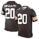 ＃20 Men's Jarrick Bernard-Converse Brown Legend Cleveland Browns Jersey