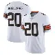 ＃20 Men's Jarrick Bernard-Converse White Limited Cleveland Browns Vapor Untouchable Jersey