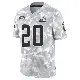 ＃20 Men's Jordan Wilkins Arctic Camo Limited Cleveland Browns 2024 Salute to Service Jersey