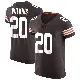 ＃20 Men's Jordan Wilkins Brown Elite Cleveland Browns Vapor Jersey