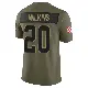 ＃20 Men's Jordan Wilkins Olive Limited Cleveland Browns 2025 Salute to Service Jersey