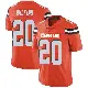 ＃20 Men's Jordan Wilkins Orange Limited Cleveland Browns Alternate Vapor Untouchable Jersey