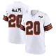 ＃20 Men's Jordan Wilkins White Game Cleveland Browns 1946 Collection Alternate Jersey