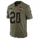 ＃20 Men's Noah Igbinoghene Olive Limited Cleveland Browns 2025 Salute to Service Jersey