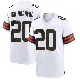 ＃20 Men's Noah Igbinoghene White Game Cleveland Browns Jersey
