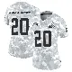 ＃20 Women's Jarrick Bernard-Converse Arctic Camo Limited Cleveland Browns 2024 Salute to Service Jersey