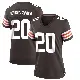 ＃20 Women's Jarrick Bernard-Converse Brown Game Cleveland Browns Team Color Jersey