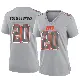＃20 Women's Jarrick Bernard-Converse Gray Game Cleveland Browns Atmosphere Fashion Jersey