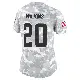 ＃20 Women's Jordan Wilkins Arctic Camo Limited Cleveland Browns 2024 Salute to Service Jersey