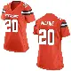 ＃20 Women's Jordan Wilkins Orange Game Cleveland Browns Alternate Jersey