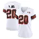 ＃20 Women's Jordan Wilkins White Game Cleveland Browns 1946 Collection Alternate Jersey