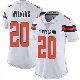 ＃20 Women's Jordan Wilkins White Limited Cleveland Browns Vapor Untouchable Jersey