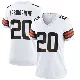 ＃20 Women's Noah Igbinoghene White Game Cleveland Browns Jersey