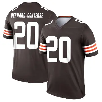 ＃20 Youth Jarrick Bernard-Converse Brown Legend Cleveland Browns Jersey