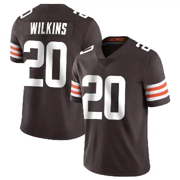 ＃20 Youth Jordan Wilkins Brown Limited Cleveland Browns Team Color Vapor Untouchable Jersey