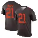 ＃21 Men's Denzel Ward Brown Legend Cleveland Browns Alternate Jersey