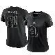 ＃21 Women's Denzel Ward Black Limited Cleveland Browns Reflective Jersey