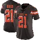 ＃21 Women's Denzel Ward Brown Limited Cleveland Browns Team Color Vapor Untouchable Jersey