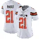 ＃21 Women's Denzel Ward White Limited Cleveland Browns Vapor Untouchable Jersey