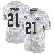 ＃21 Youth Denzel Ward Arctic Camo Limited Cleveland Browns 2024 Salute to Service Jersey