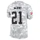＃21 Youth Denzel Ward Arctic Camo Limited Cleveland Browns 2024 Salute to Service Jersey