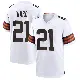 ＃21 Youth Denzel Ward White Game Cleveland Browns Jersey