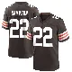 ＃22 Men's Dylan Sampson Brown Game Cleveland Browns Team Color Jersey