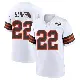 ＃22 Men's Dylan Sampson White Game Cleveland Browns 1946 Collection Alternate Jersey