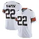 ＃22 Men's Dylan Sampson White Limited Cleveland Browns Vapor Untouchable Jersey