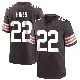 ＃22 Men's Nyheim Hines Brown Game Cleveland Browns Team Color Jersey