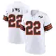 ＃22 Men's Nyheim Hines White Game Cleveland Browns 1946 Collection Alternate Jersey