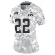 ＃22 Women's Dylan Sampson Arctic Camo Limited Cleveland Browns 2024 Salute to Service Jersey