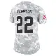 ＃22 Women's Dylan Sampson Arctic Camo Limited Cleveland Browns 2024 Salute to Service Jersey