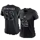 ＃22 Women's Dylan Sampson Black Limited Cleveland Browns Reflective Jersey
